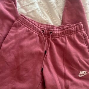 Nike pink sweatpants
